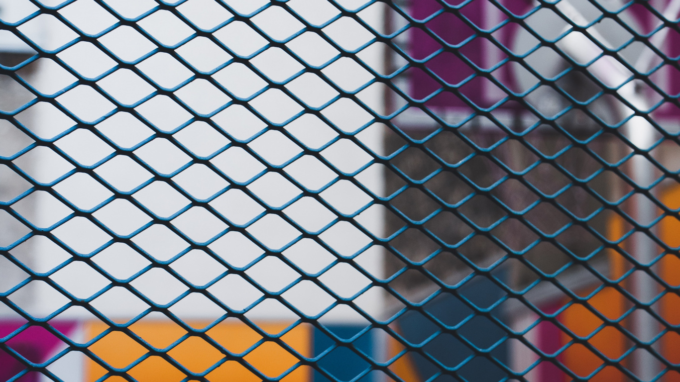 Weißer Und Roter Metallrahmen. Wallpaper in 1366x768 Resolution