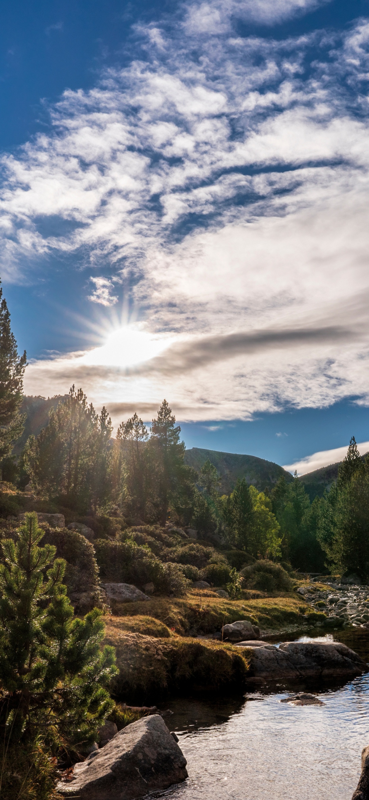 Nature, Andorra, River, Mountain, Mount Scenery. Wallpaper in 1242x2688 Resolution