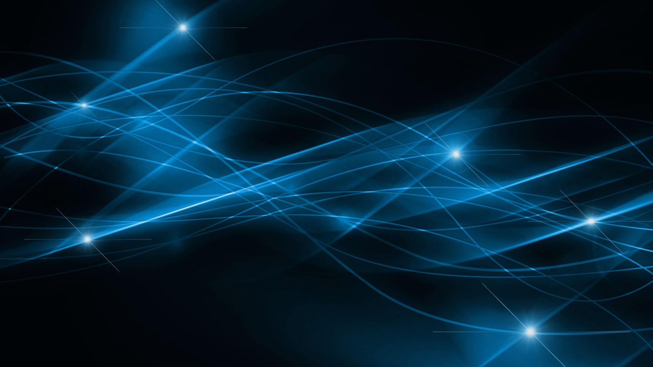 Blue and White Light Streaks. Wallpaper in 1280x720 Resolution