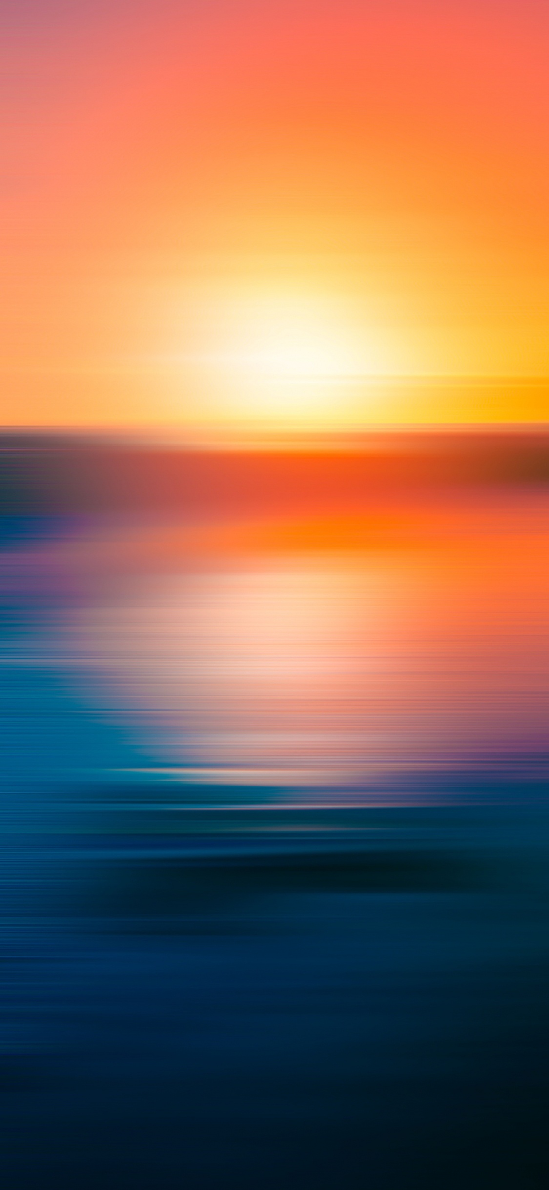 Horizont, Sonnenuntergang, Griechenland, Goldene Stunde, Wasser. Wallpaper in 1125x2436 Resolution
