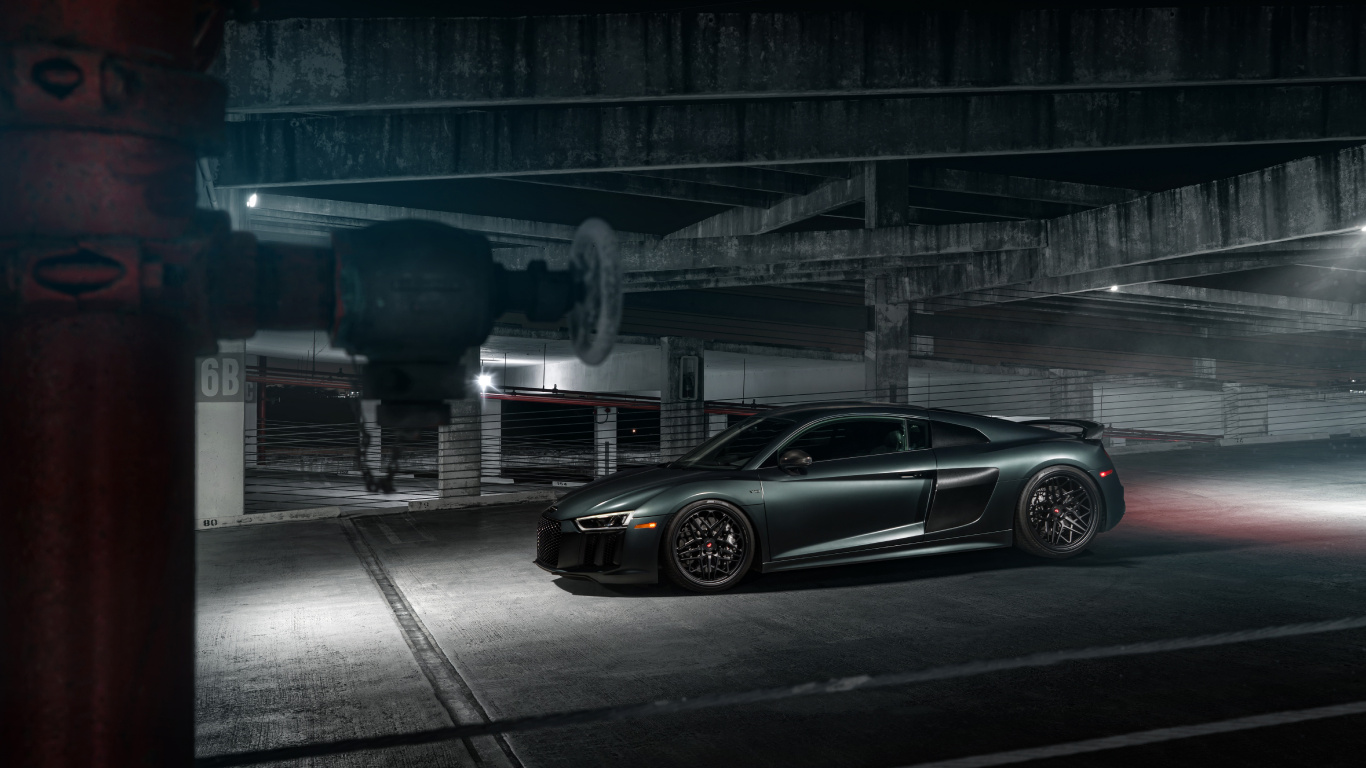 奥迪, 超级跑车, Rim, 奥迪quattro, 奥迪r8 壁纸 1366x768 允许