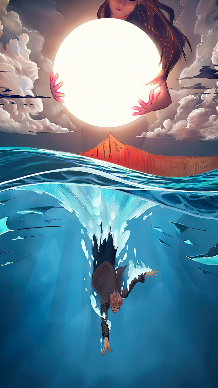 Light, Sam Kolder, Animation, Art, Graphic Design. Wallpaper in 750x1334 Resolution