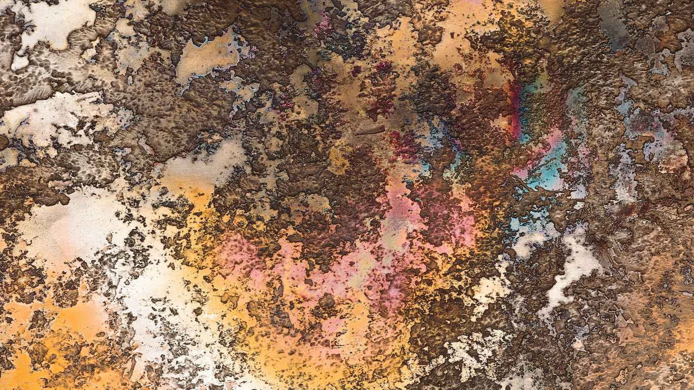 Pintura Abstracta Azul Blanca y Roja. Wallpaper in 1366x768 Resolution