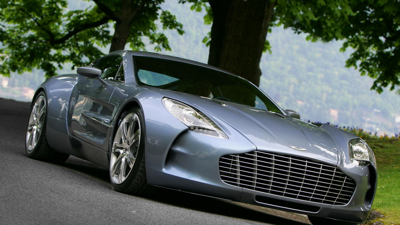 Silver Porsche 911 Parked Near Green Leaf Trees During Daytime. Wallpaper in 1366x768 Resolution