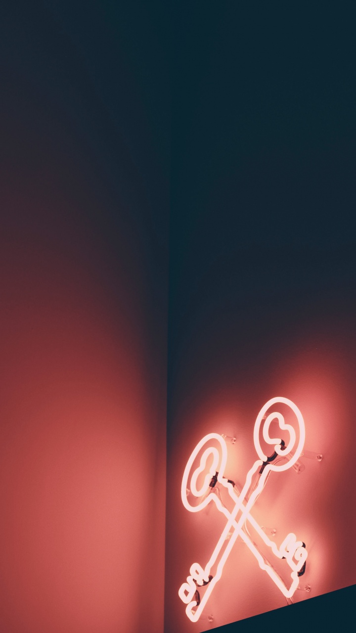 Coeur Rouge Avec Luminaire. Wallpaper in 720x1280 Resolution