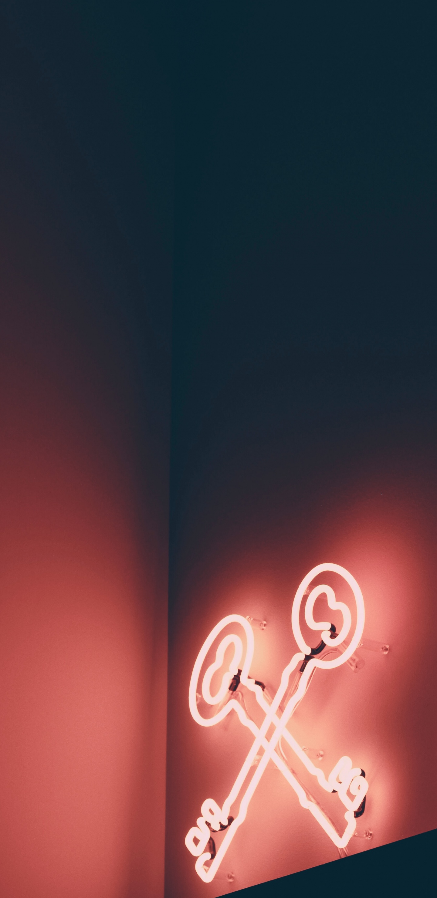 Rotes Herz Mit Leuchte. Wallpaper in 1440x2960 Resolution