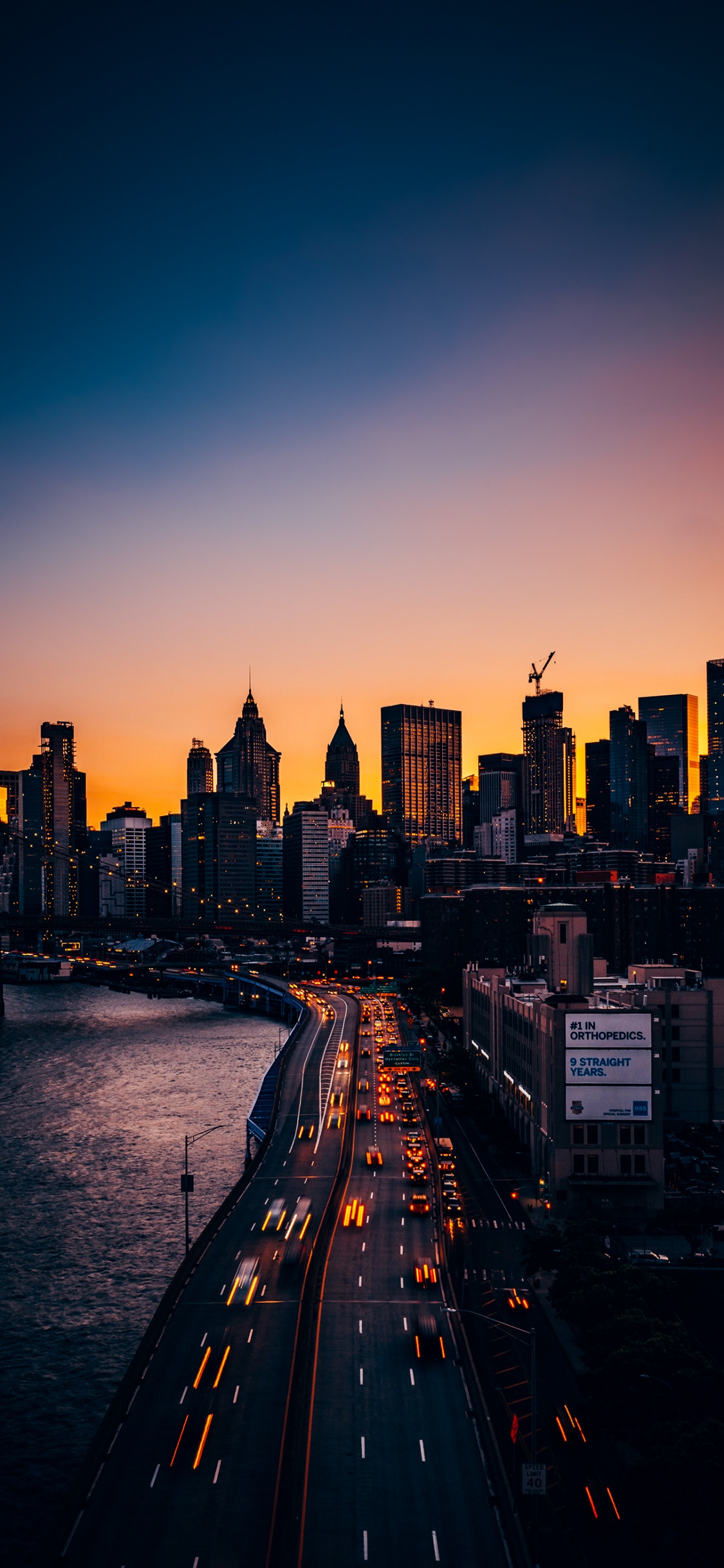 Stadtlandschaften, Brooklyn Bridge, Android, Smartphone, Gebäude. Wallpaper in 1125x2436 Resolution