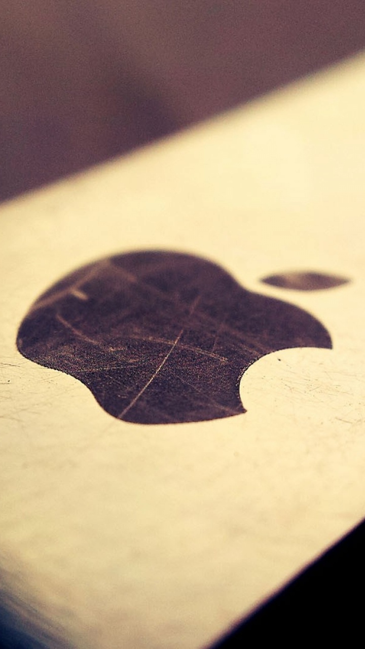 White and Black Apple Logo. Wallpaper in 720x1280 Resolution