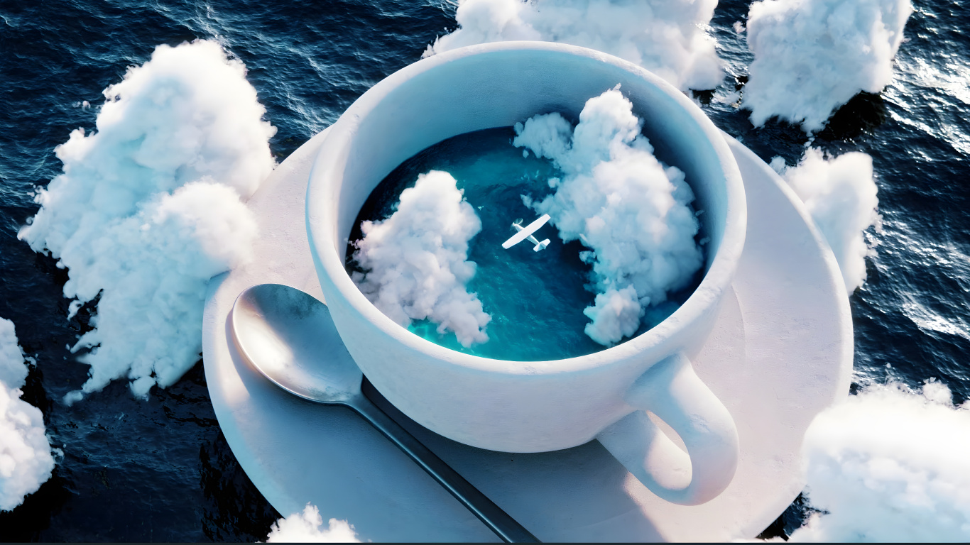 Wasser, Tafelgeschirr, Schnee, Drinkware, Cup. Wallpaper in 1366x768 Resolution