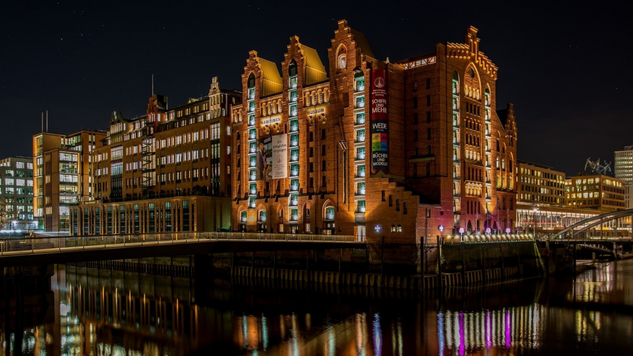 Musée Maritime de Hambourg, Musée Maritime International, Musée, Musée Maritime, Eau. Wallpaper in 1280x720 Resolution