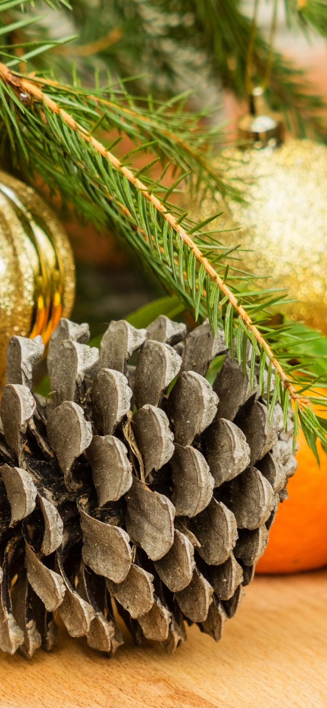 Nouvelle Année, Le Jour De Noël, Ornement de Noël, Décoration de Noël, Arbre de Noël. Wallpaper in 1125x2436 Resolution