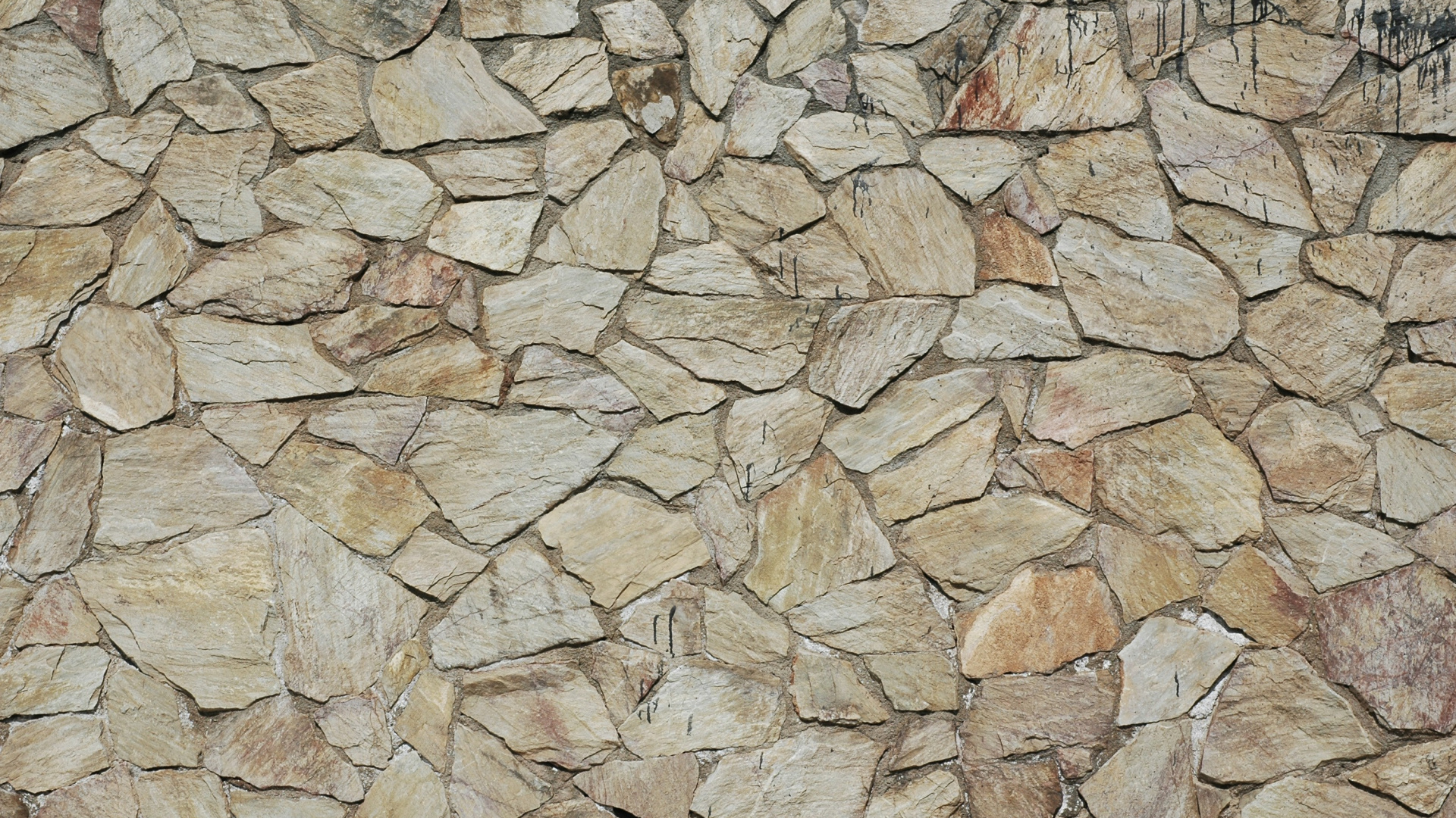Mur de Pierre Marron et Gris. Wallpaper in 1920x1080 Resolution