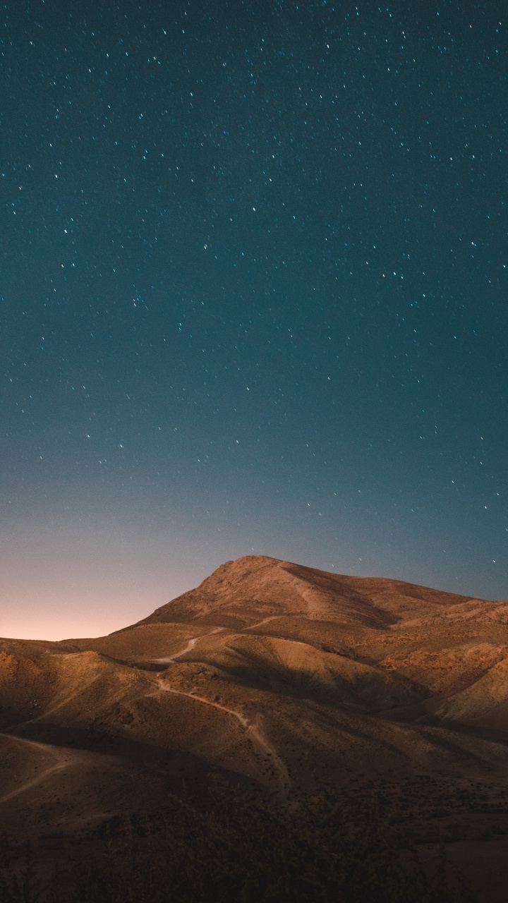 Cielo de la Noche, Estrella, Ambiente, Montaña, Objeto Astronómico. Wallpaper in 720x1280 Resolution