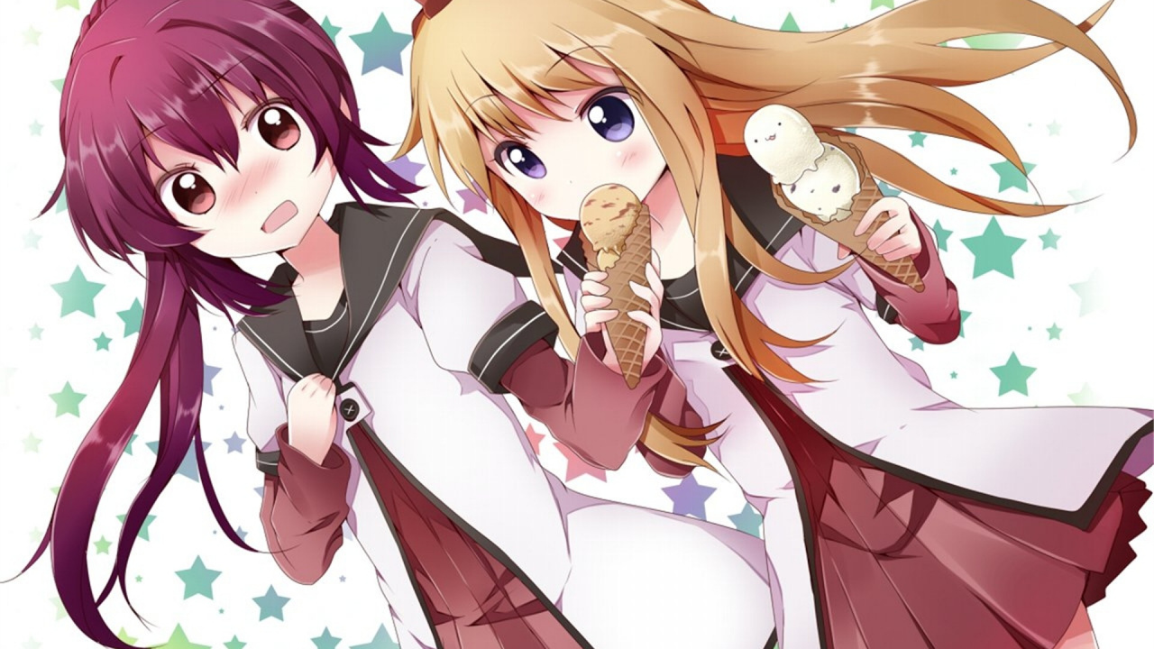 2 Illustration de Personnage D'anime Fille. Wallpaper in 1280x720 Resolution