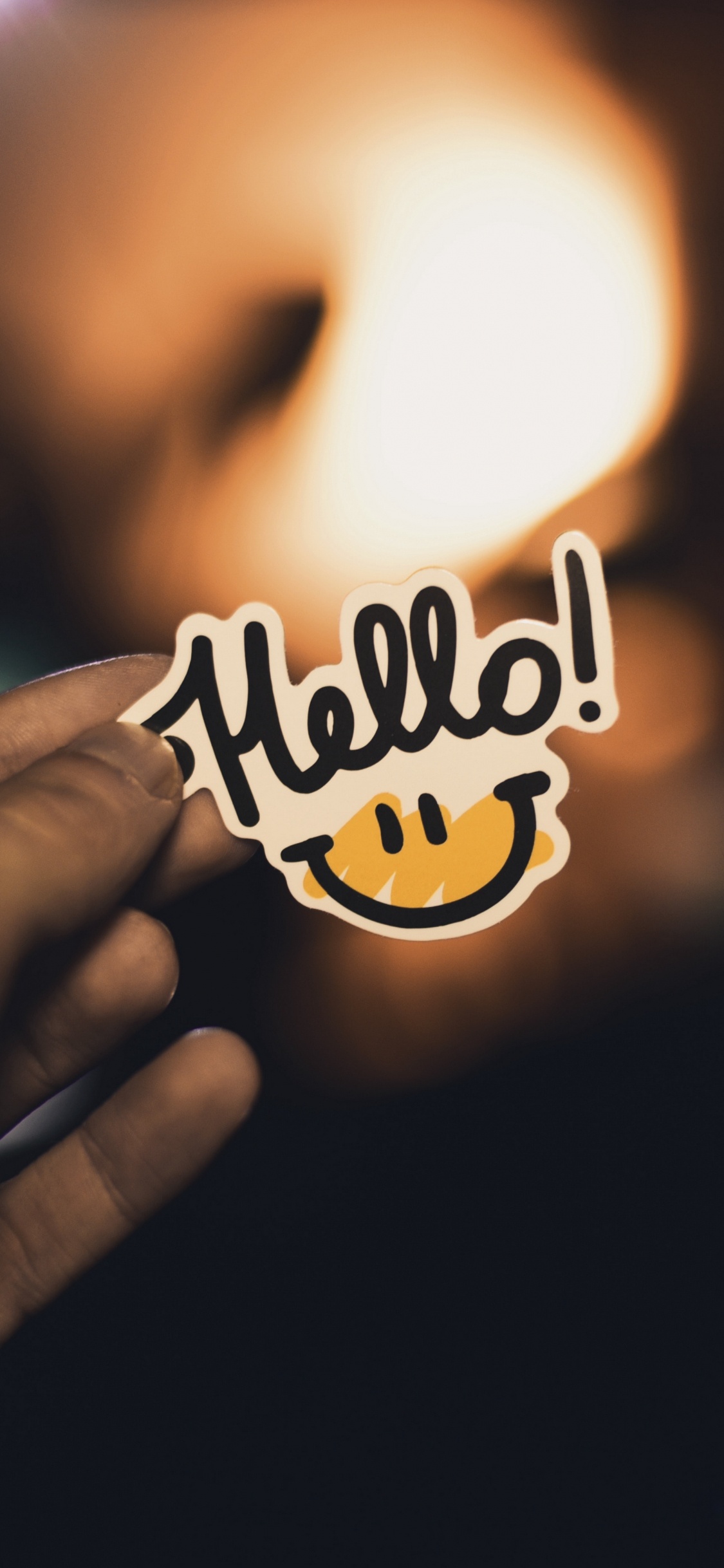 Close Up, Smile, Gesture, Finger, Happy. Wallpaper in 1125x2436 Resolution