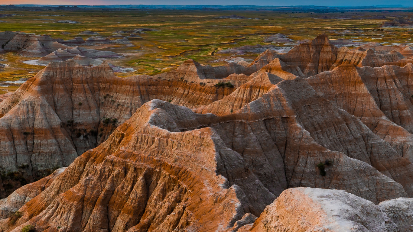Badlands, Badlands National Park, Theodore Roosevelt National Park, National Park, Yellowstone National Park. Wallpaper in 1366x768 Resolution