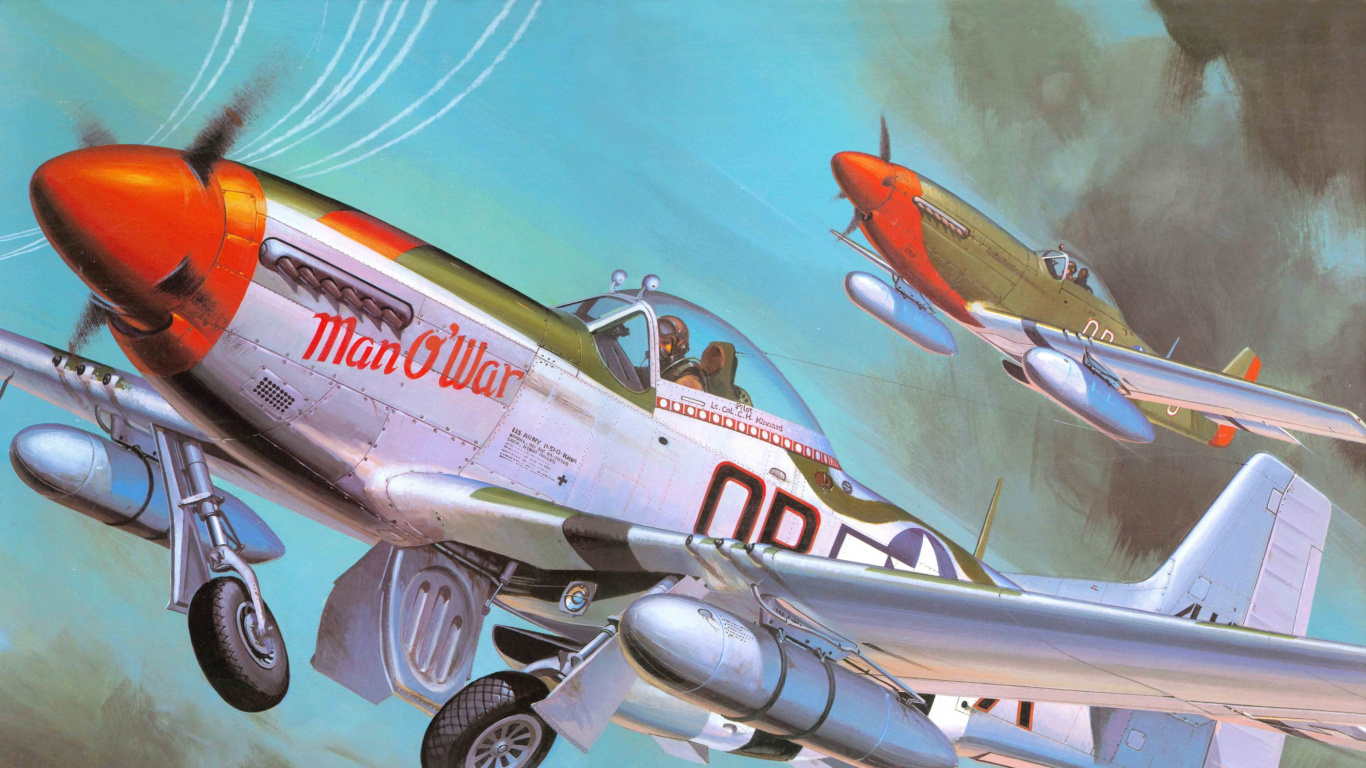 White and Orange Jet Plane. Wallpaper in 1366x768 Resolution