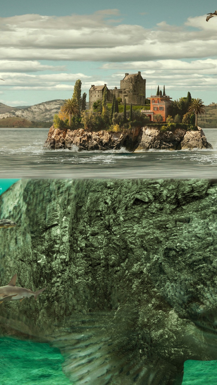 Eau, Art, Les Ressources en Eau, Green, Nature. Wallpaper in 720x1280 Resolution