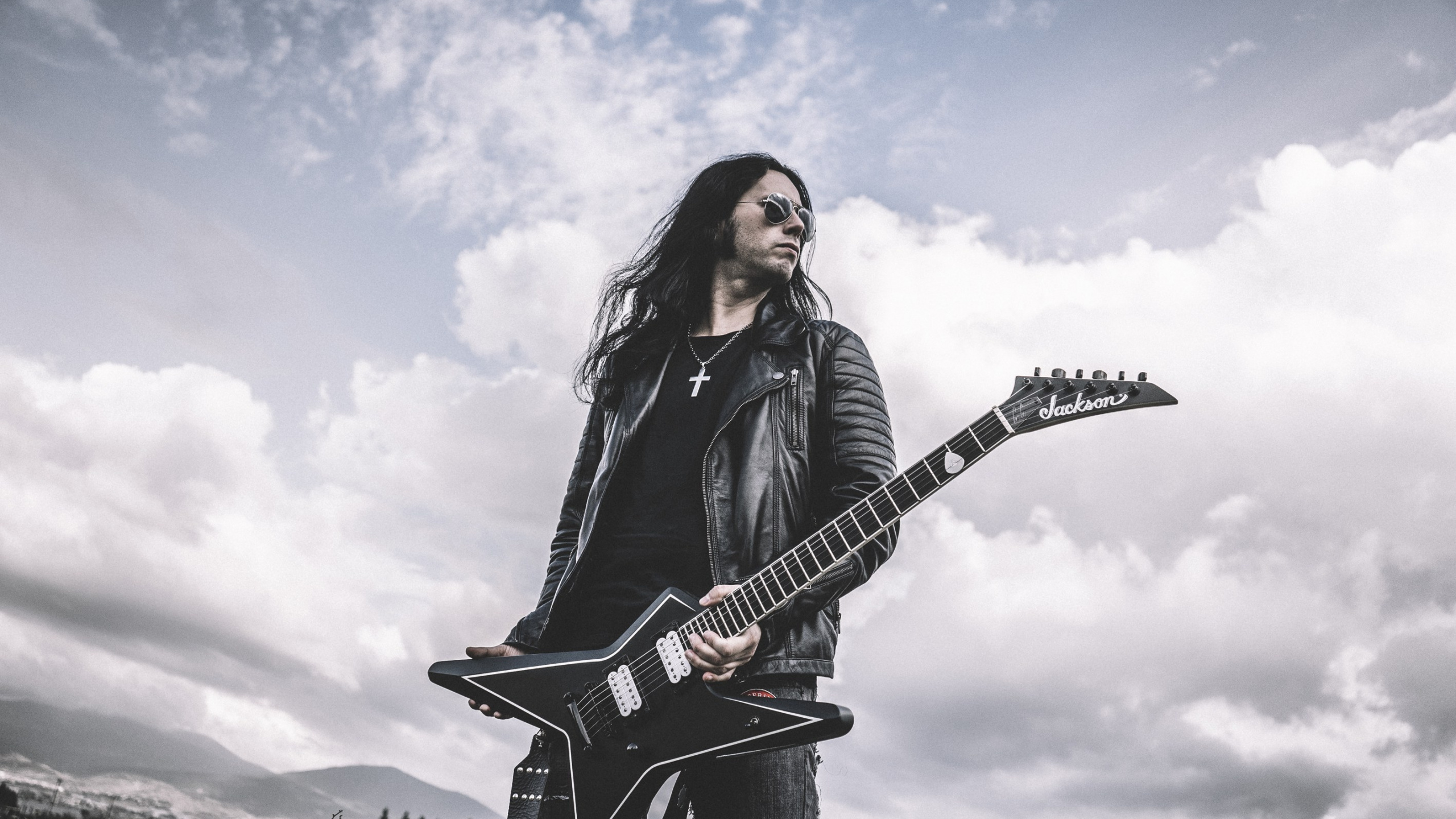 Gus G, Viento de Fuego, Heavy Metal, Guitarra, Instrumento de Cuerda. Wallpaper in 2560x1440 Resolution