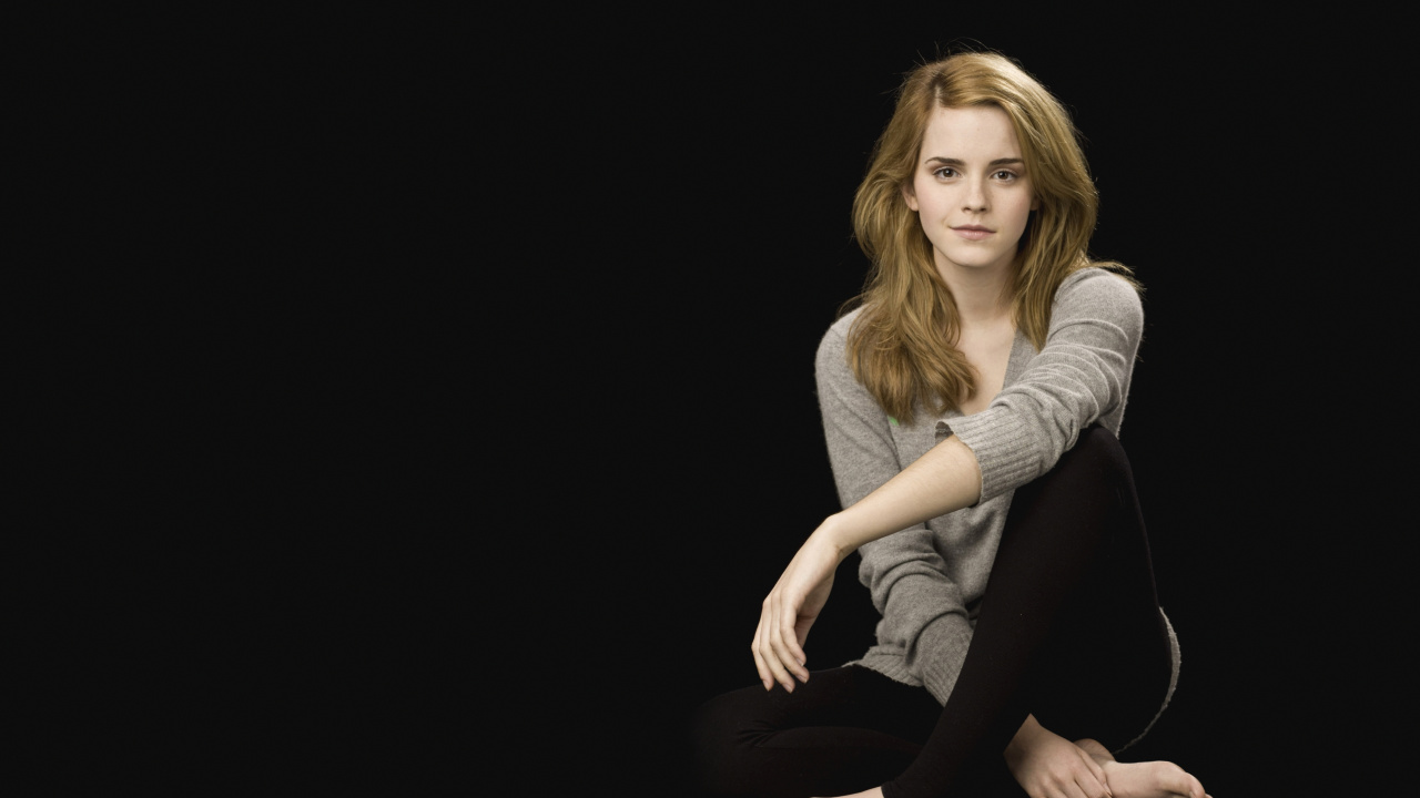 Emma Watson, Actor, Sitting, Inspirational Emma Watson Quotes, United Kingdom. Wallpaper in 1280x720 Resolution