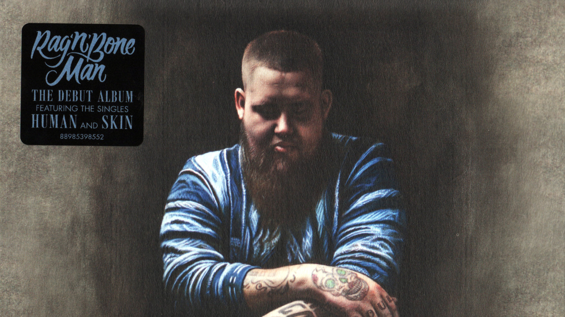 RagnBone Man, Human, Album, Phonograph Record, Beard. Wallpaper in 1920x1080 Resolution