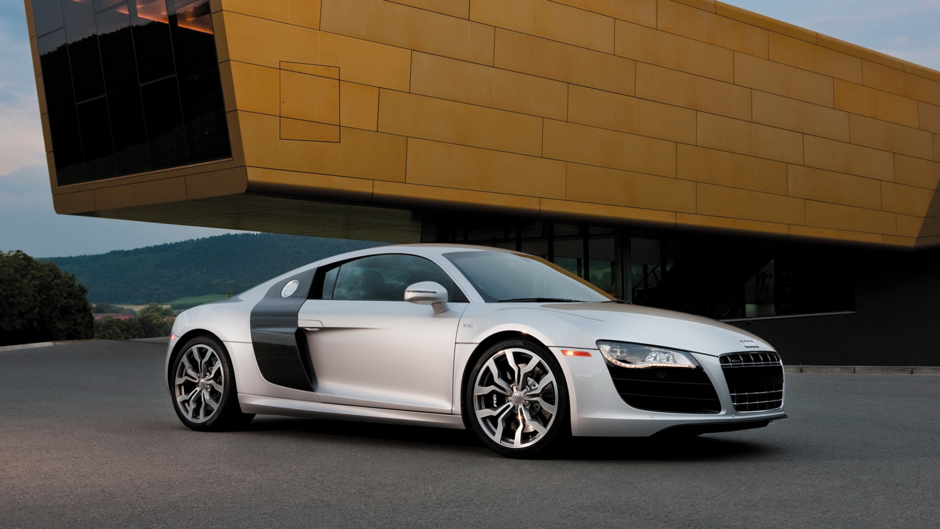 2009年奥迪R8, 奥迪r8, 2010 奥迪 R8 5 2, 奥迪, 性能车 壁纸 1920x1080 允许