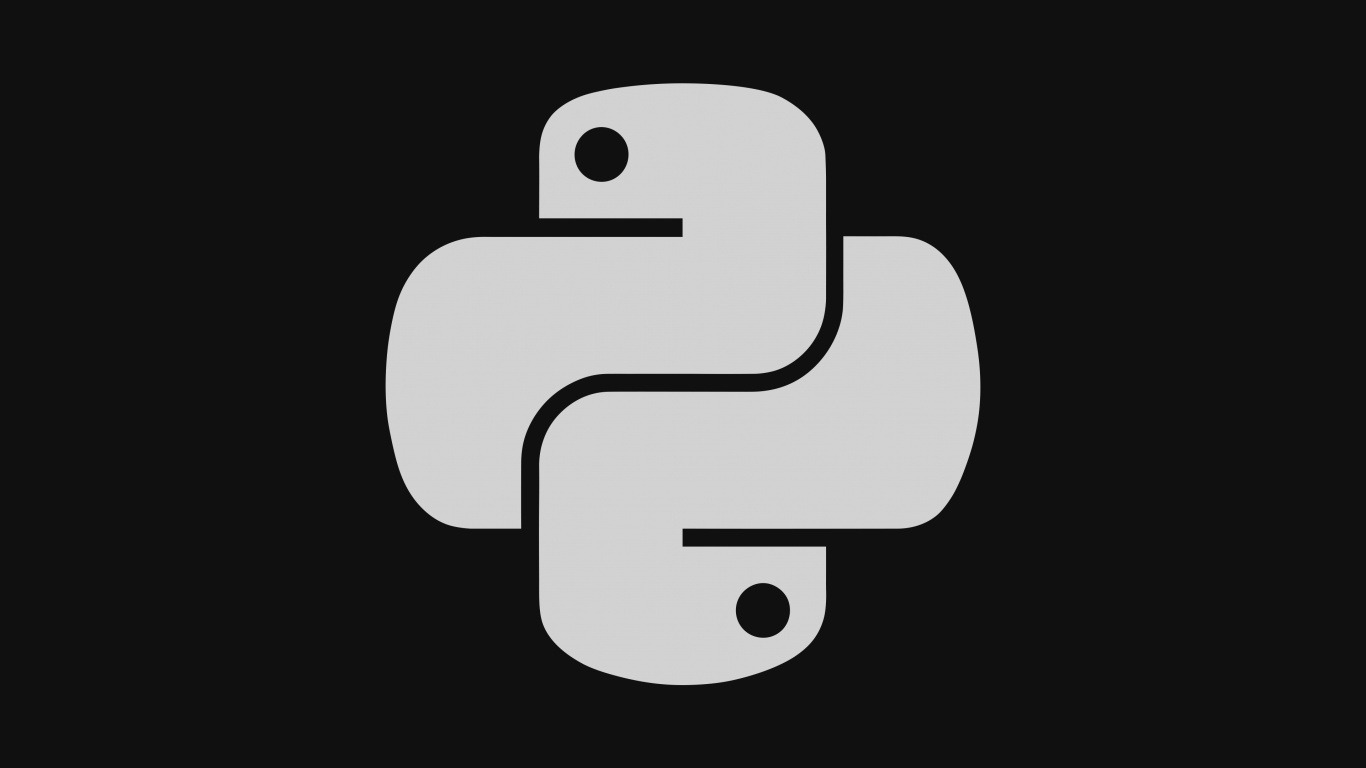 Python, Icône, Langage de Programmation, Logo, Permanent. Wallpaper in 1366x768 Resolution