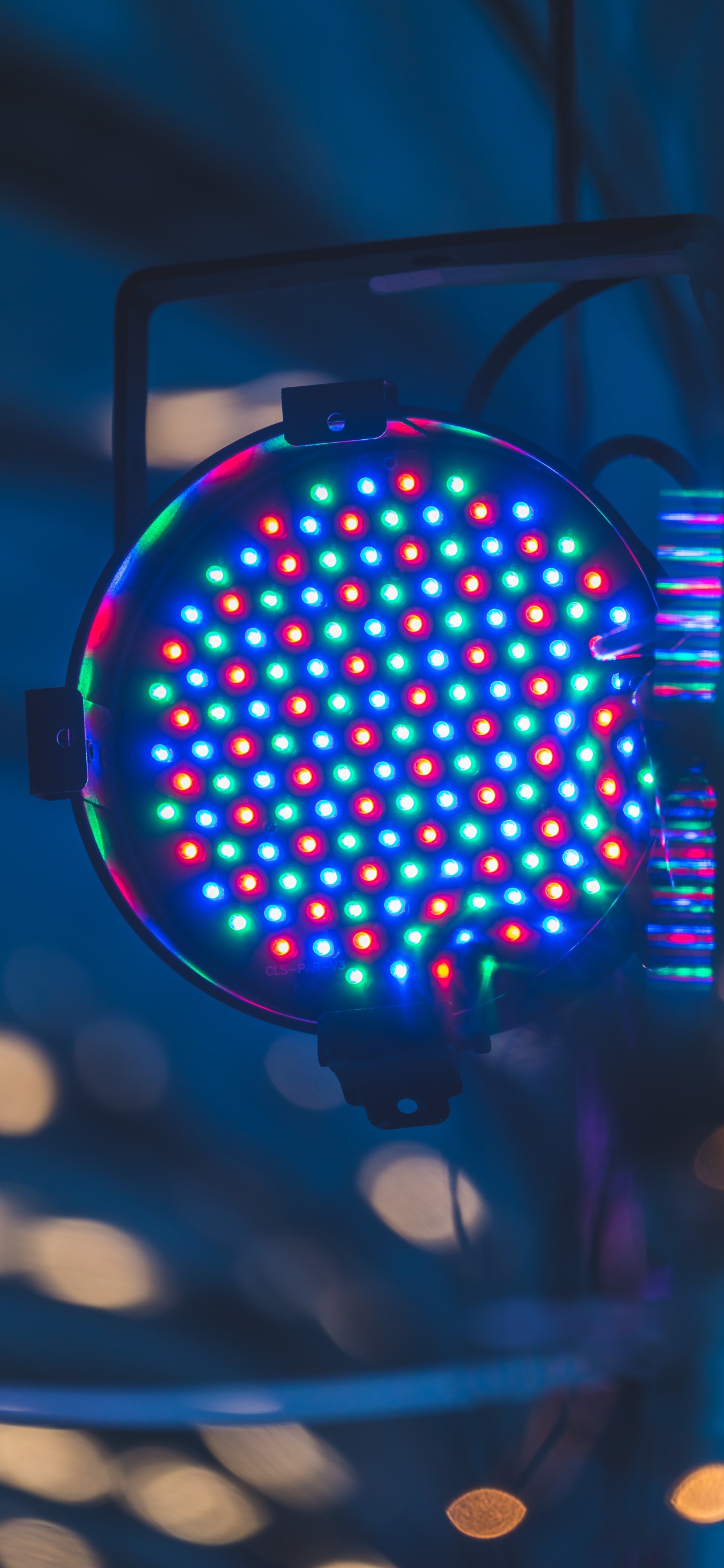 牧羊犬, 迪斯科, 光, 颜色, 发光二极管 壁纸 1242x2688 允许