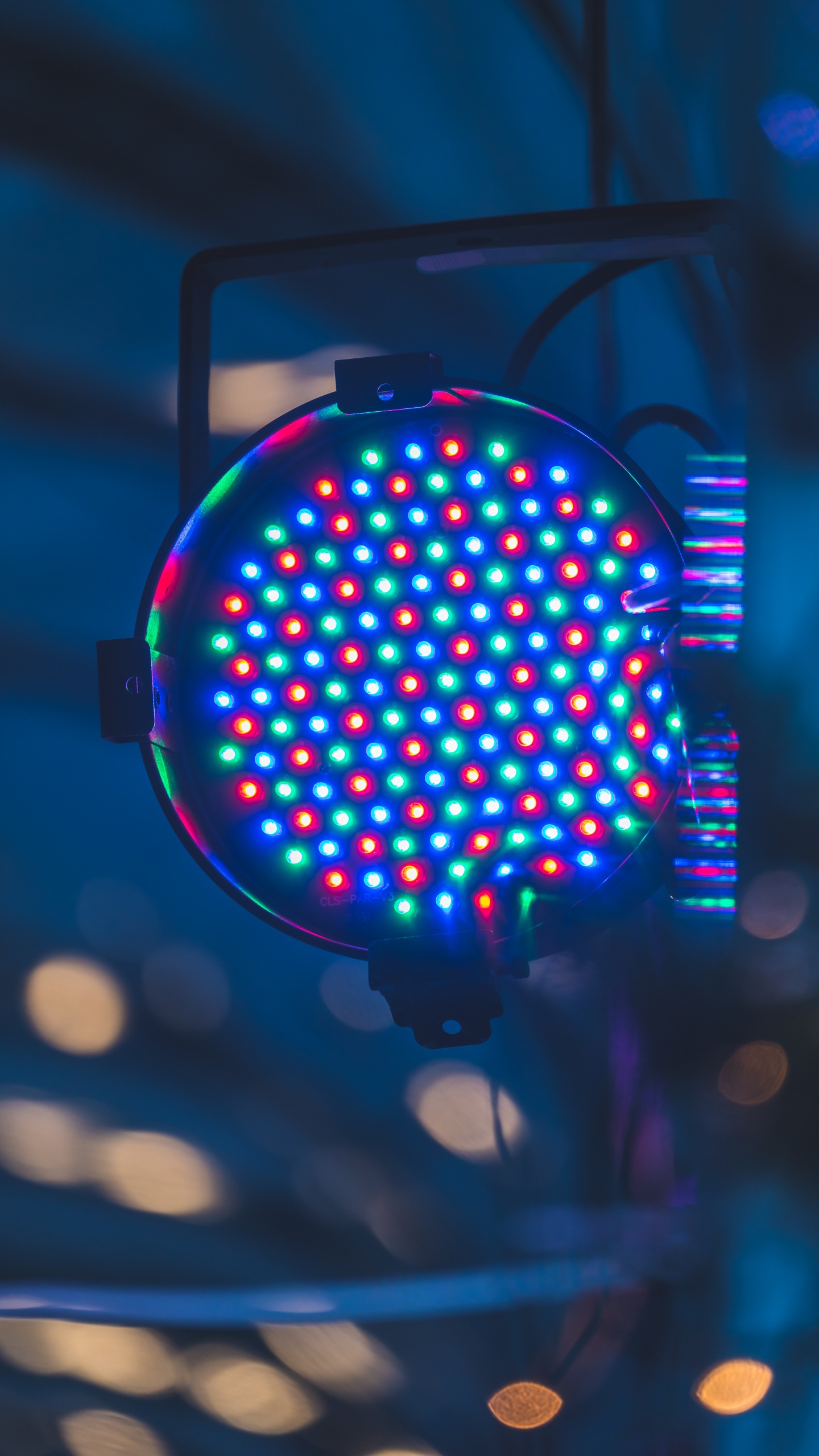 牧羊犬, 迪斯科, 光, 颜色, 发光二极管 壁纸 1440x2560 允许