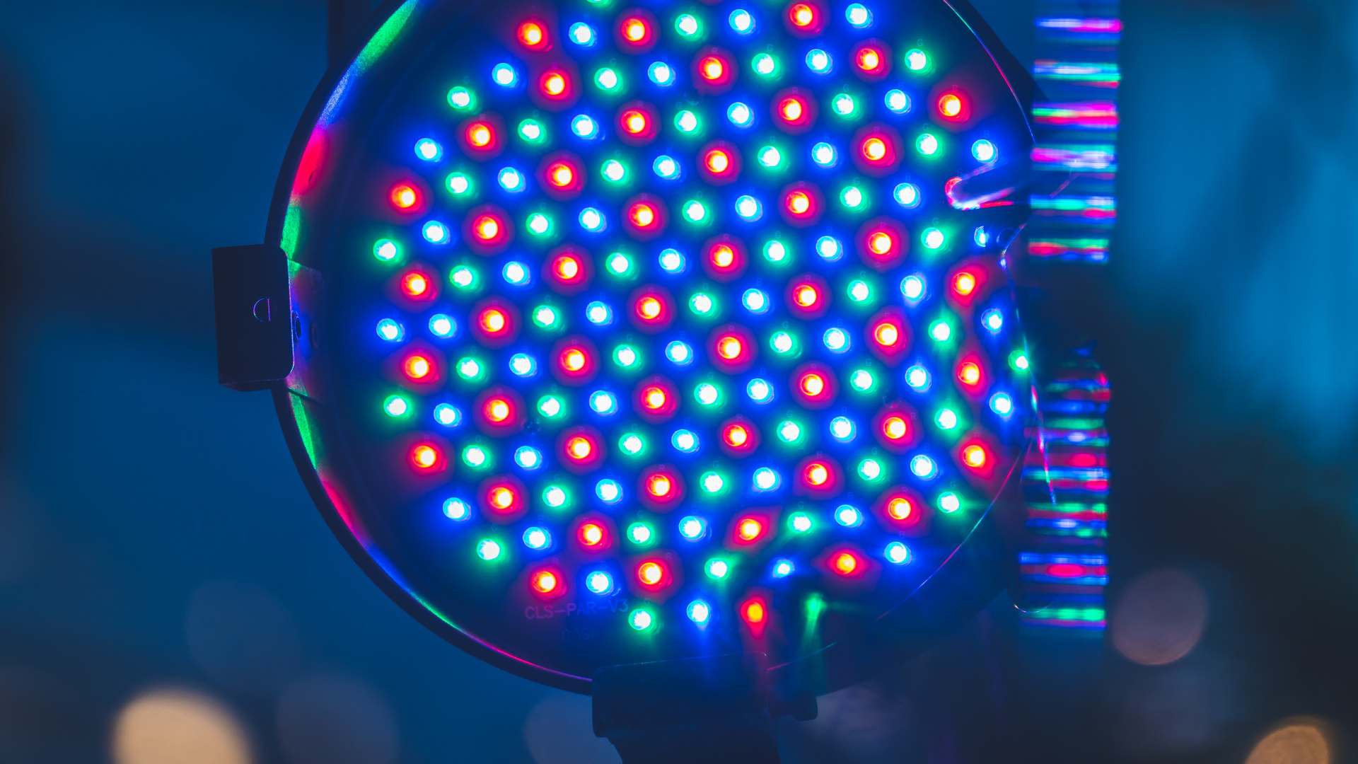 牧羊犬, 迪斯科, 光, 颜色, 发光二极管 壁纸 1920x1080 允许