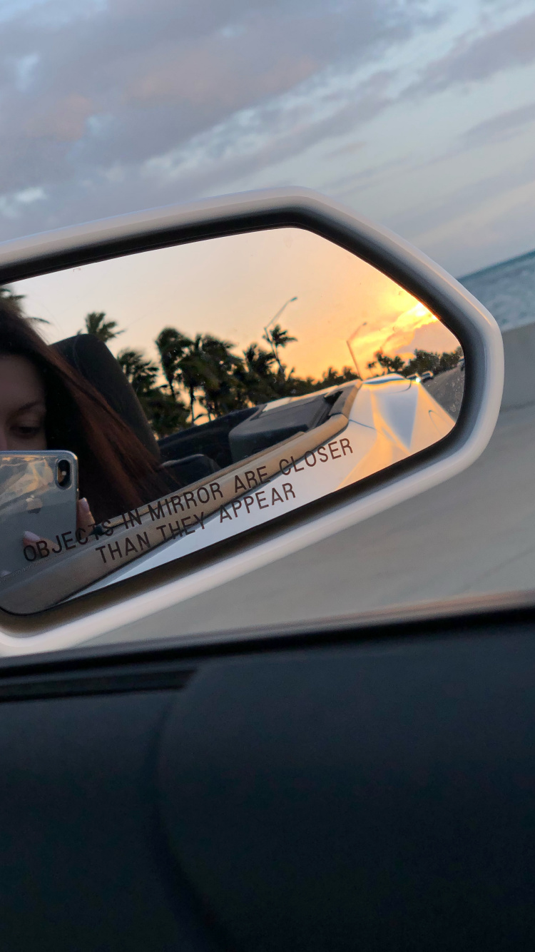 Rear-view Mirror, King, Automotive Mirror, Automotive Side-view Mirror, Glass. Wallpaper in 750x1334 Resolution