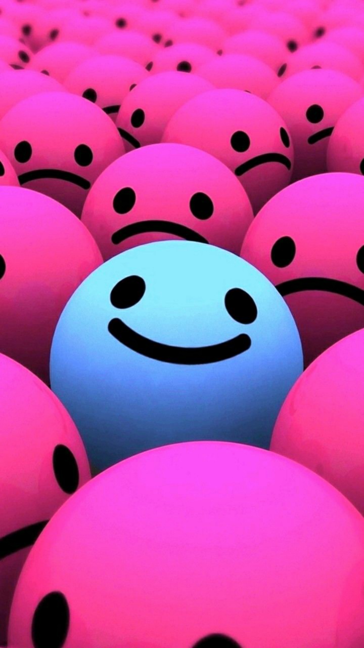 Sonrisa, de Cerca, Emoji, Smiley, Feliz. Wallpaper in 720x1280 Resolution