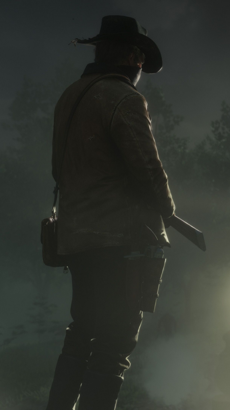 Red Dead Redemption 2, Red Dead Redemption, Rockstar Games, Light, Darkness. Wallpaper in 750x1334 Resolution