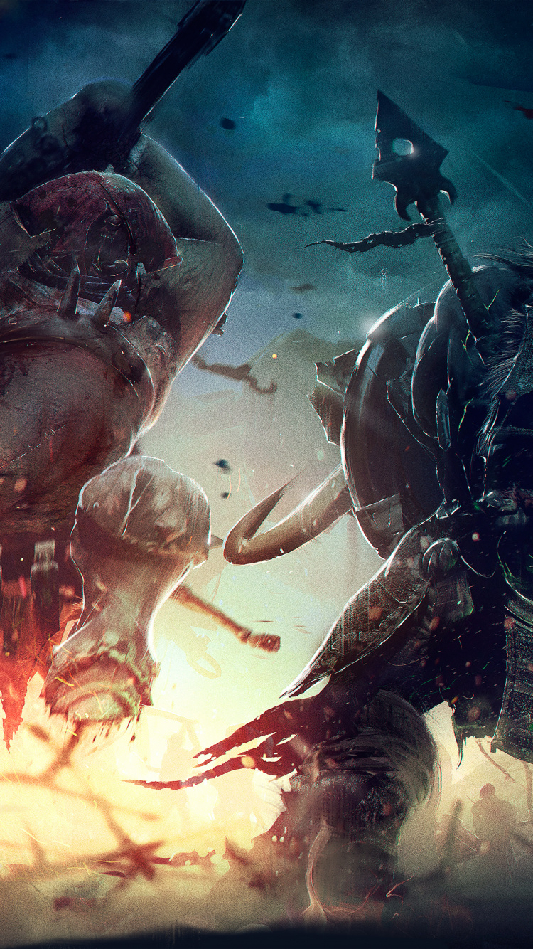 Peinture Abstraite en Noir et Blanc. Wallpaper in 750x1334 Resolution