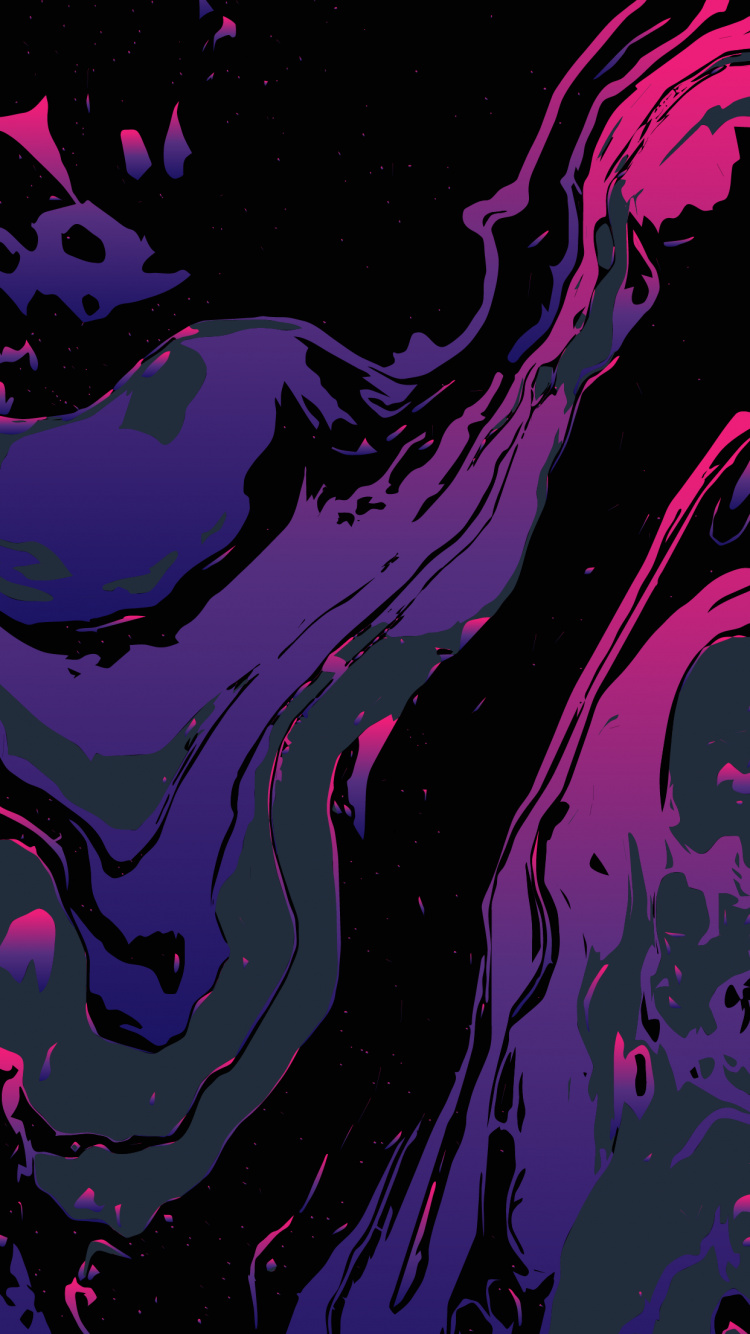 Farbigkeit, Magenta, Purpur, Kunst, Veilchen. Wallpaper in 750x1334 Resolution