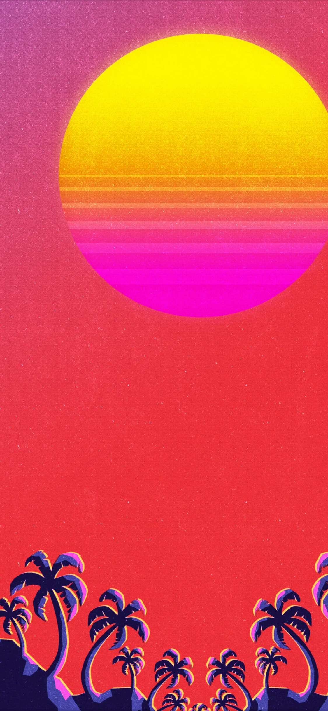 Orange, Grafik-design, Kunst, Pink, Magenta. Wallpaper in 1125x2436 Resolution