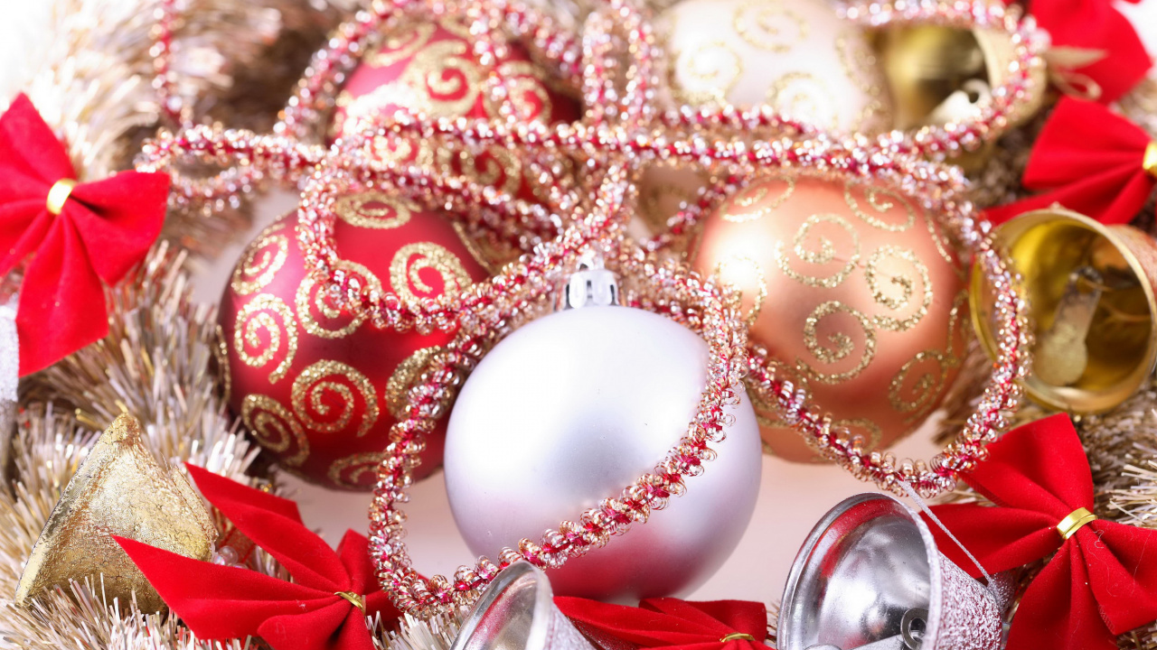 Holiday, New Year, Christmas Ornament, Christmas Day, Christmas Decoration. Wallpaper in 1280x720 Resolution