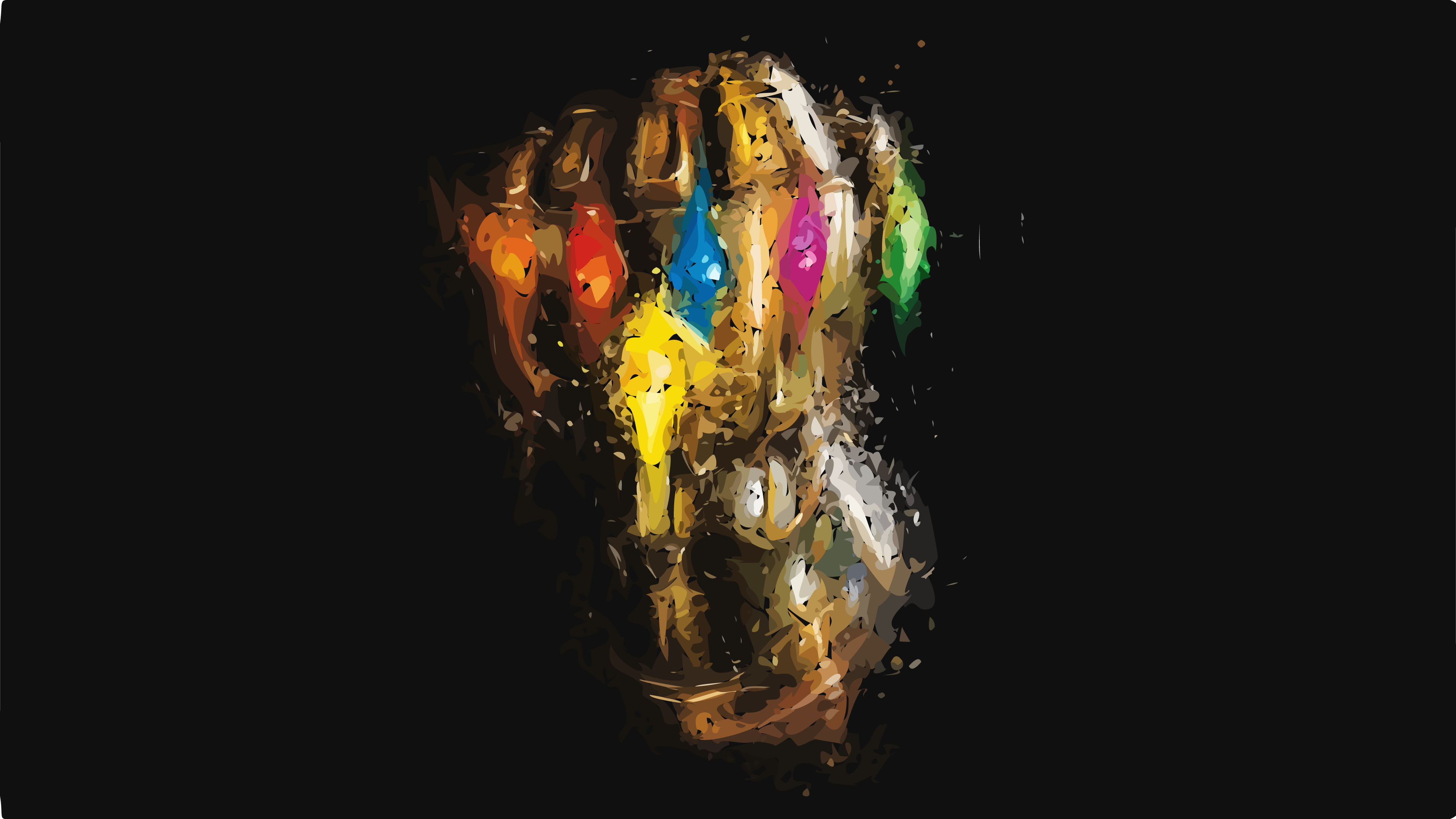 Avengers Infinity War, Thanos, Guante Infinito, El Infinity Gauntlet, Iron Man. Wallpaper in 3840x2160 Resolution