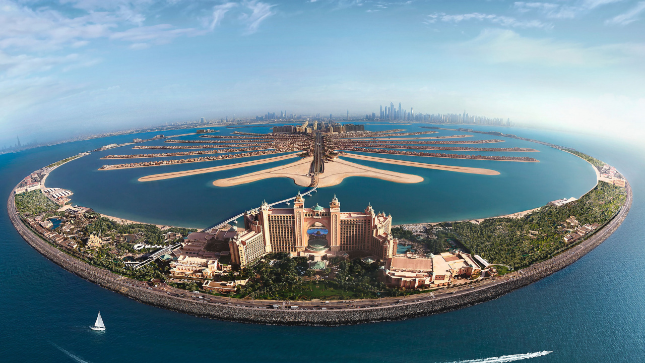 Luftaufnahme Von Stadtgebäuden in Der Nähe Von Gewässern Tagsüber. Wallpaper in 1280x720 Resolution