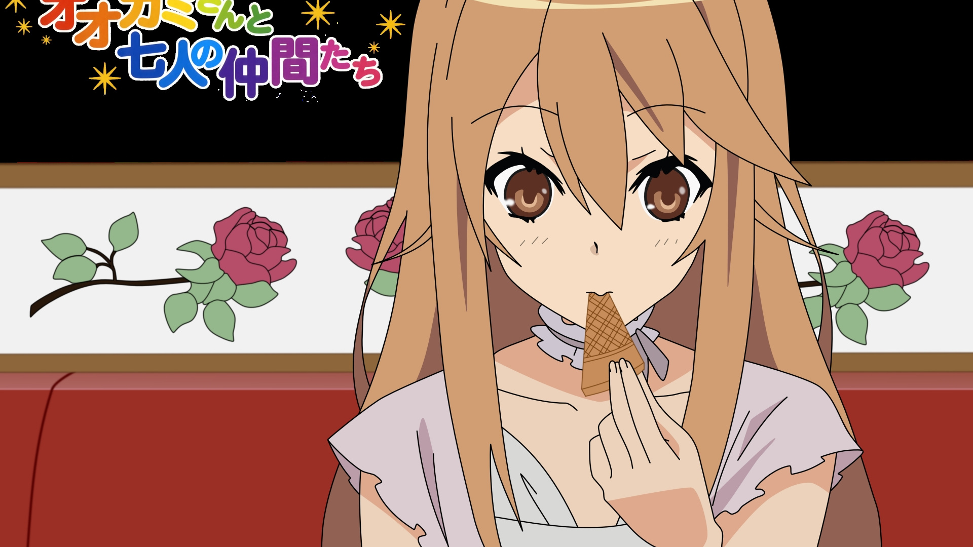 Brown Haired Female Anime Character. Wallpaper in 1920x1080 Resolution