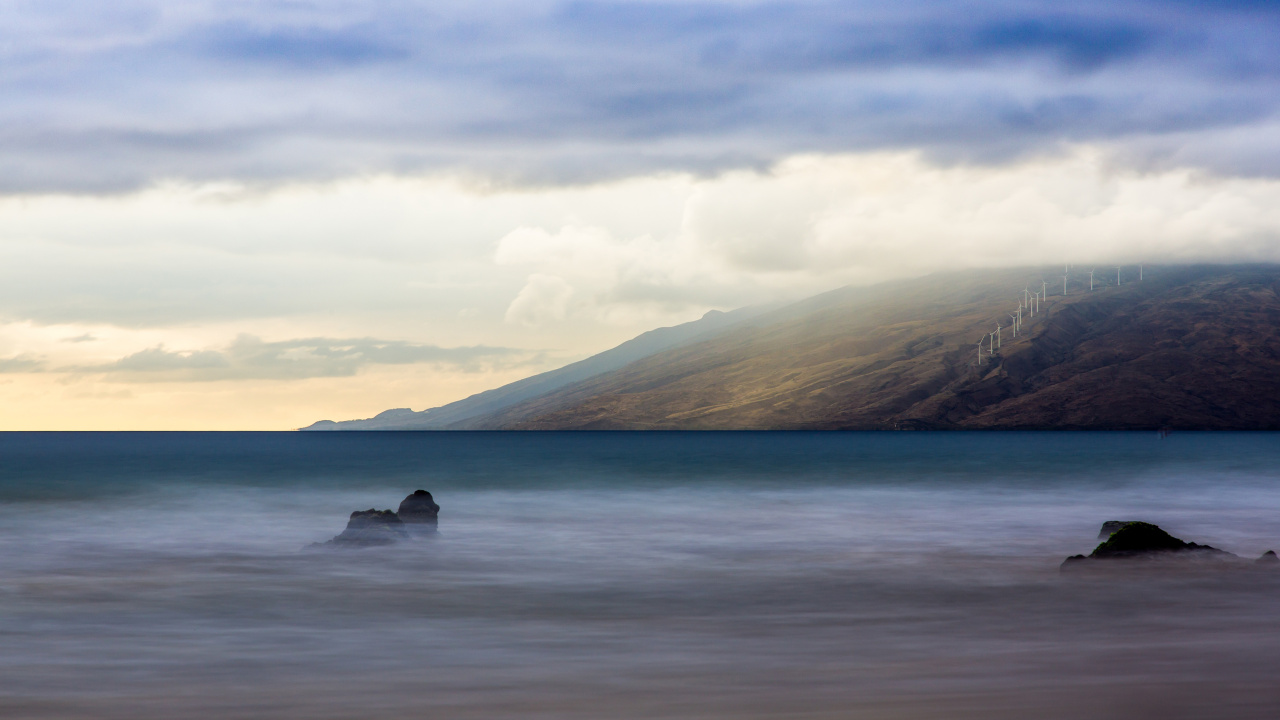 Kein Strand, Oahu, Magena Bucht, Strand Von Makena, Insel Hawaii. Wallpaper in 1280x720 Resolution