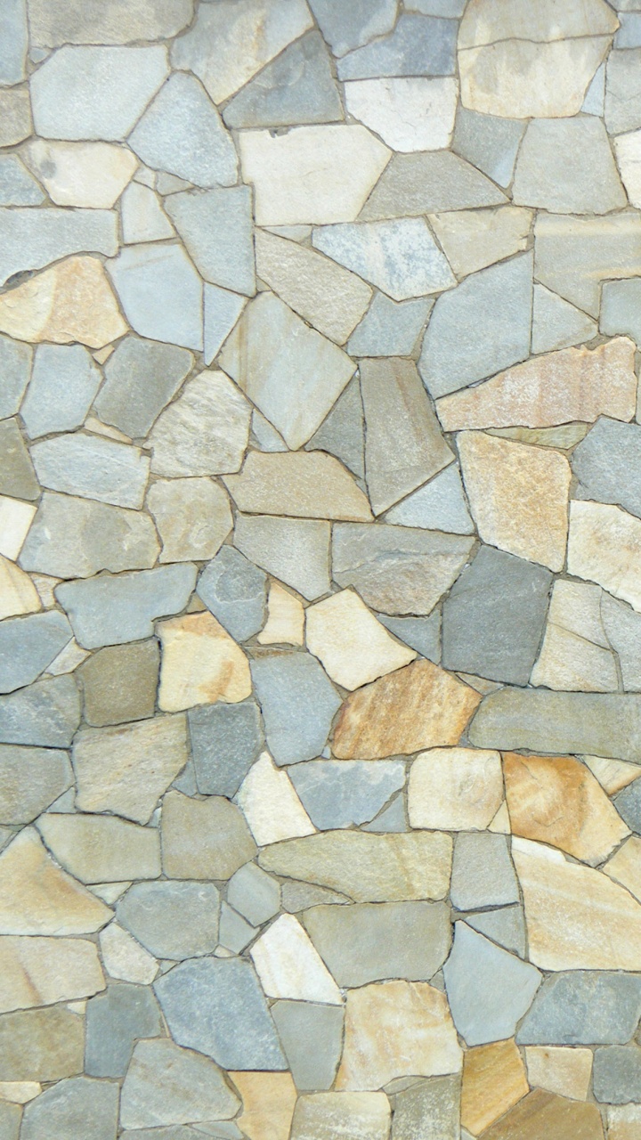 Mur de Briques Blanches et Brunes. Wallpaper in 720x1280 Resolution