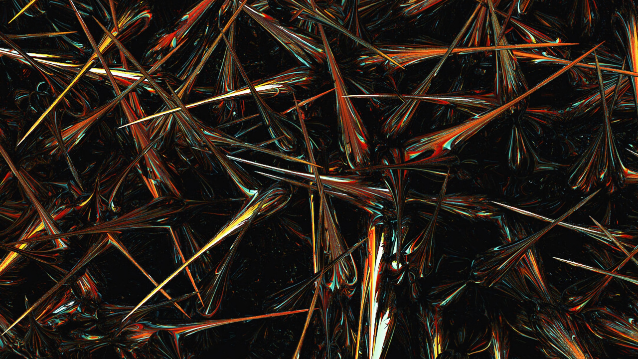 Rote Und Gelbe Lichterketten. Wallpaper in 1280x720 Resolution