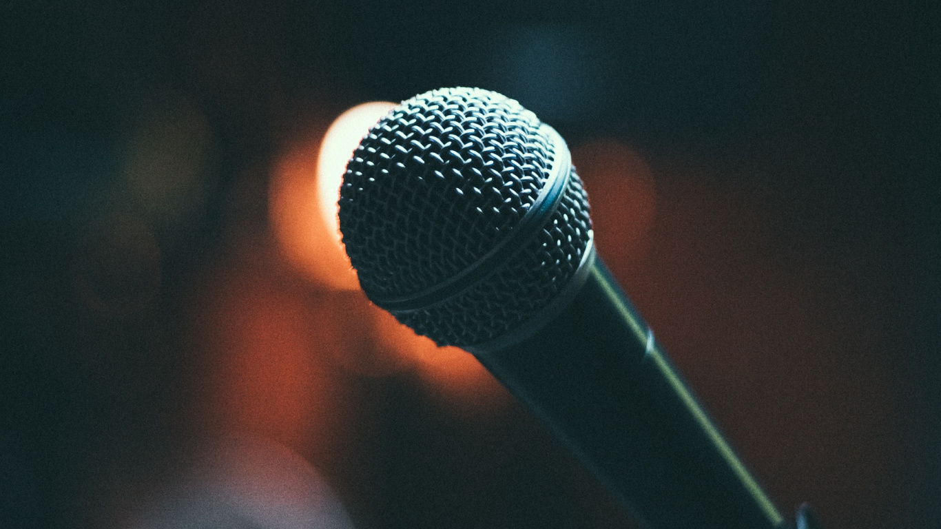 Microphone, Audio Equipment, Technology, Audio, Open Mic. Wallpaper in 1366x768 Resolution