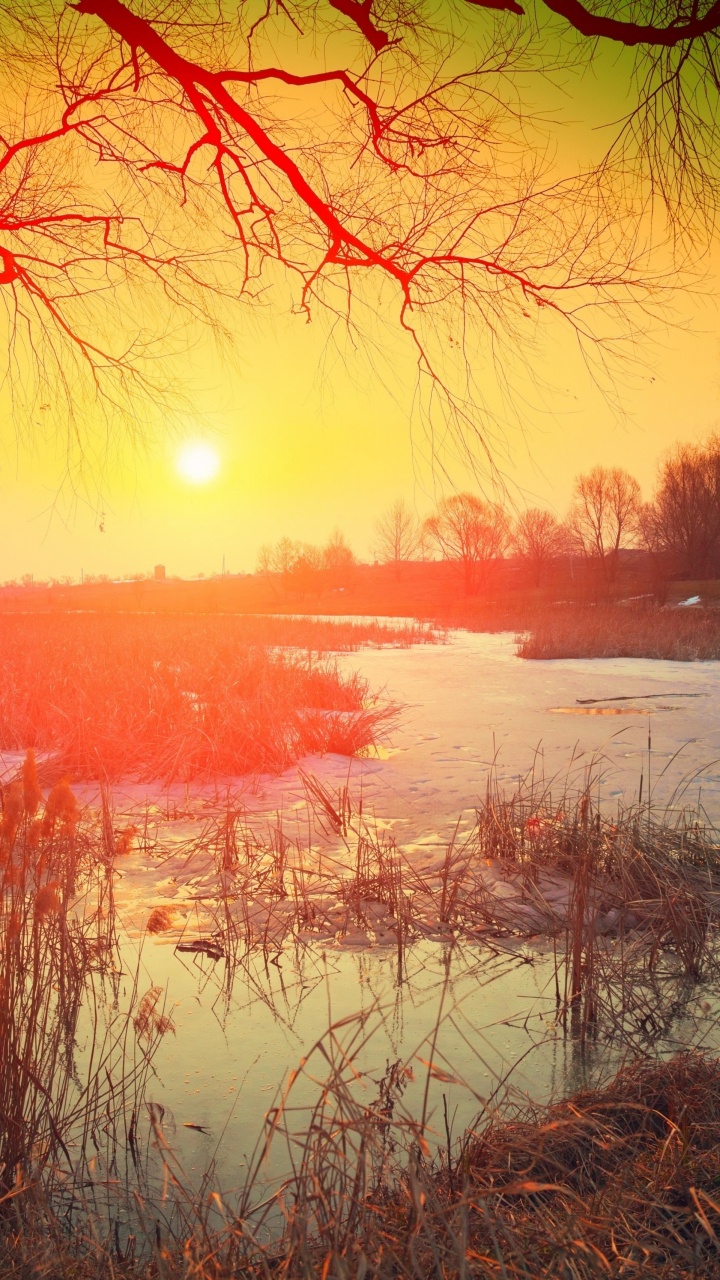 性质, 视觉艺术, 气氛, 余辉, 自然景观 壁纸 720x1280 允许