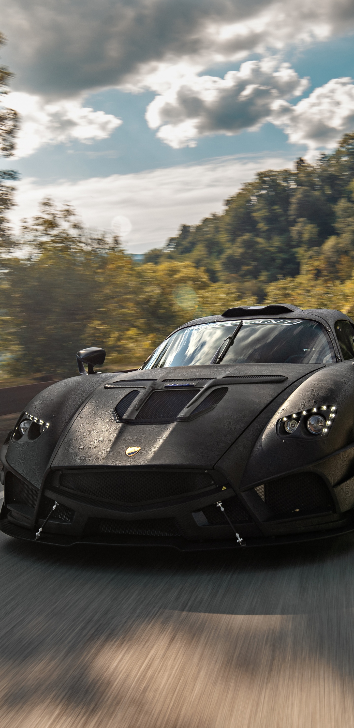 Black Porsche 911 on Road During Daytime. Wallpaper in 1440x2960 Resolution