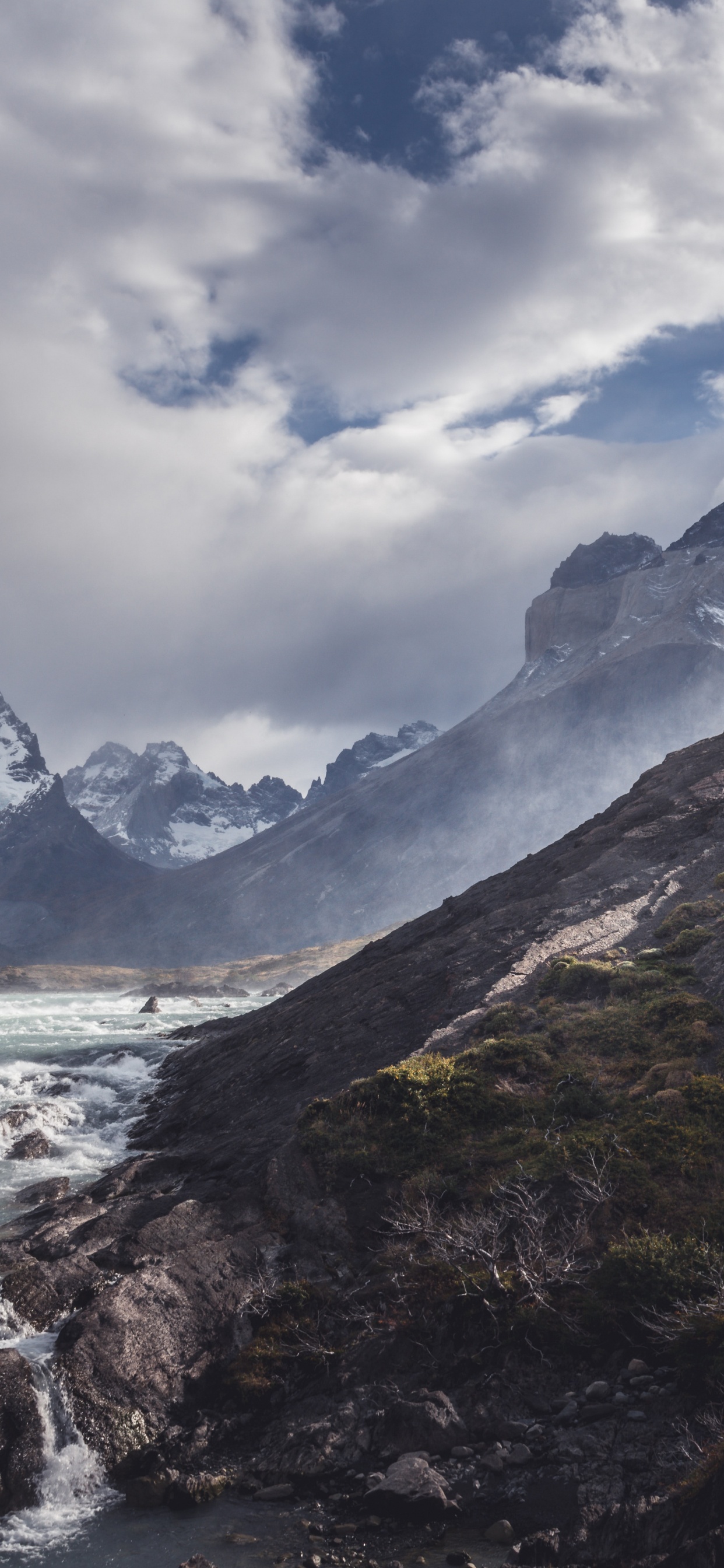 1er Lycee Militaire Royale, Cloud, Mountain, Water, Natural Landscape. Wallpaper in 1242x2688 Resolution