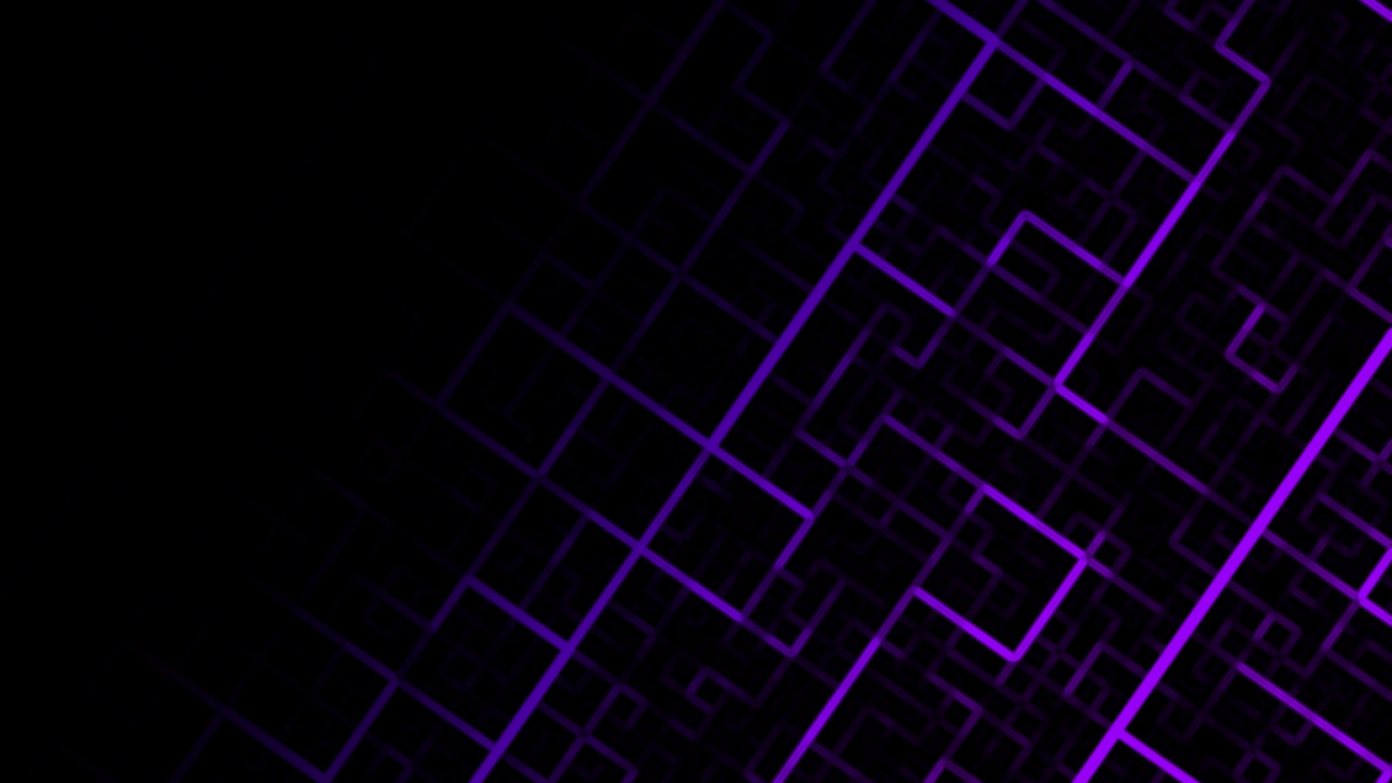 Illustration Carré Violet et Noir. Wallpaper in 1280x720 Resolution