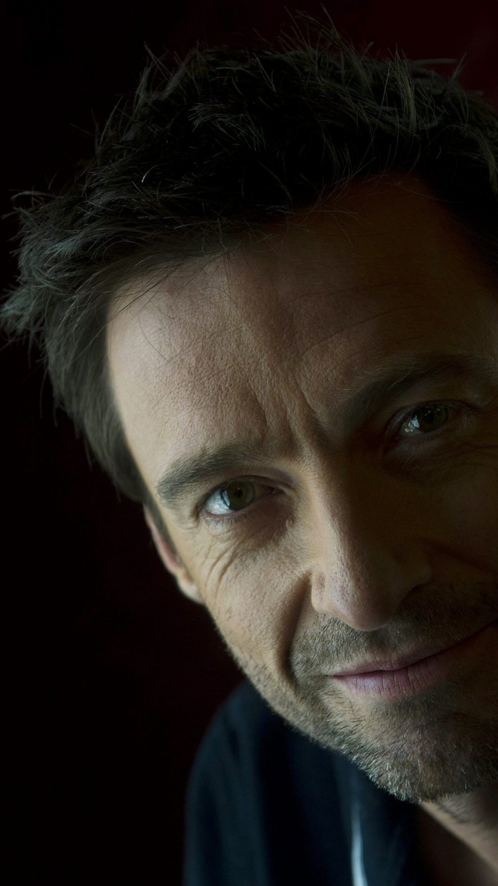 Hugh Jackman, Schauspieler, Gesicht, Kinn, Portrait. Wallpaper in 720x1280 Resolution