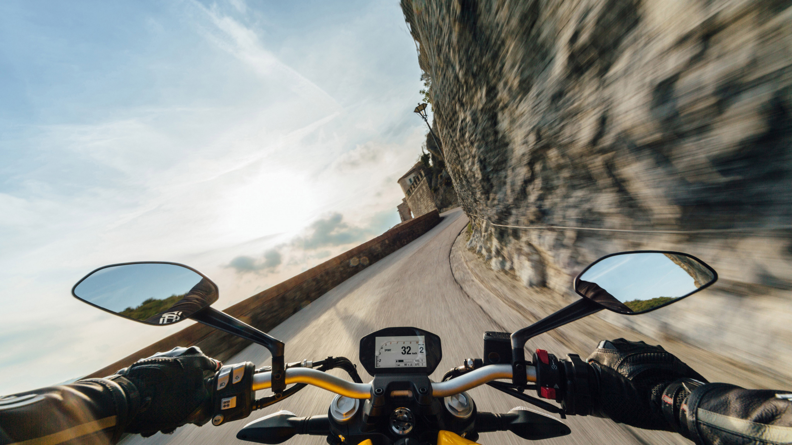 Yellow and Black go Kart on Road During Daytime. Wallpaper in 2560x1440 Resolution